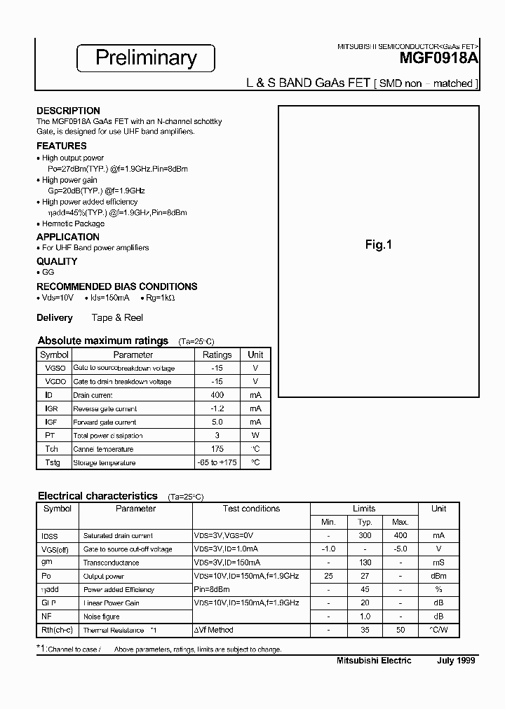MGF0918A_1278649.PDF Datasheet