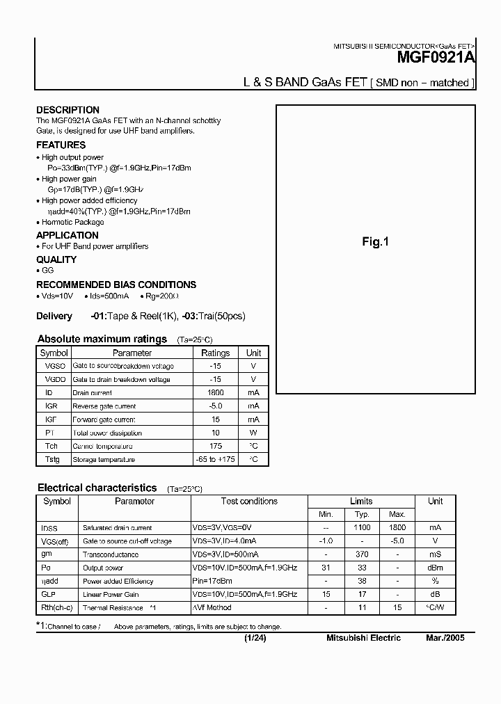 MGF0921A_1278652.PDF Datasheet