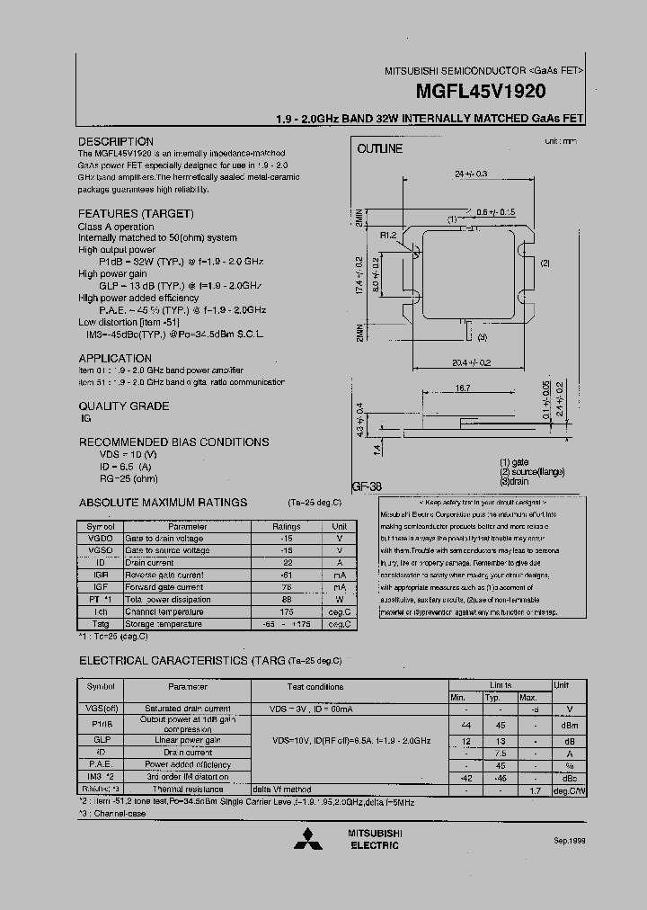 MGFL45V1920_1278802.PDF Datasheet