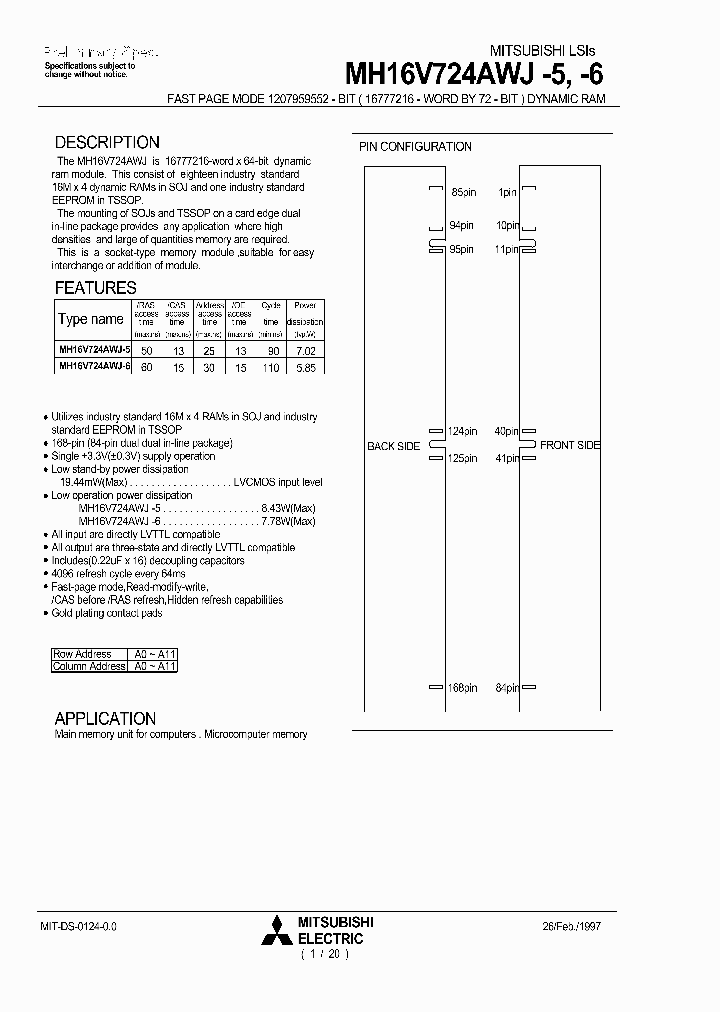 MH16V724AWJ-6_1278946.PDF Datasheet
