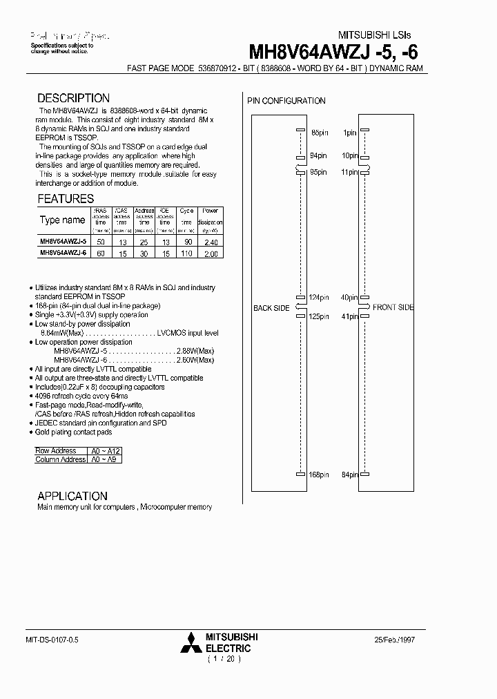 MH8V64AWZJ-6_1279086.PDF Datasheet