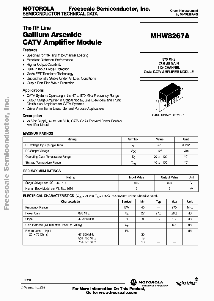MHW8267A_1279185.PDF Datasheet