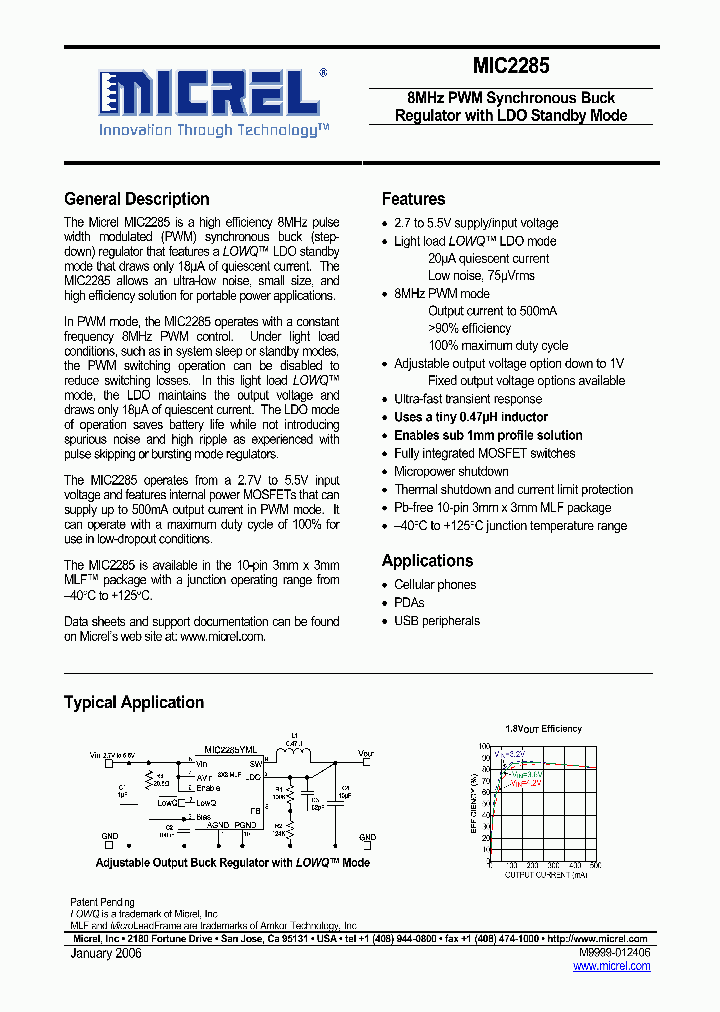MIC2285YML_1279289.PDF Datasheet