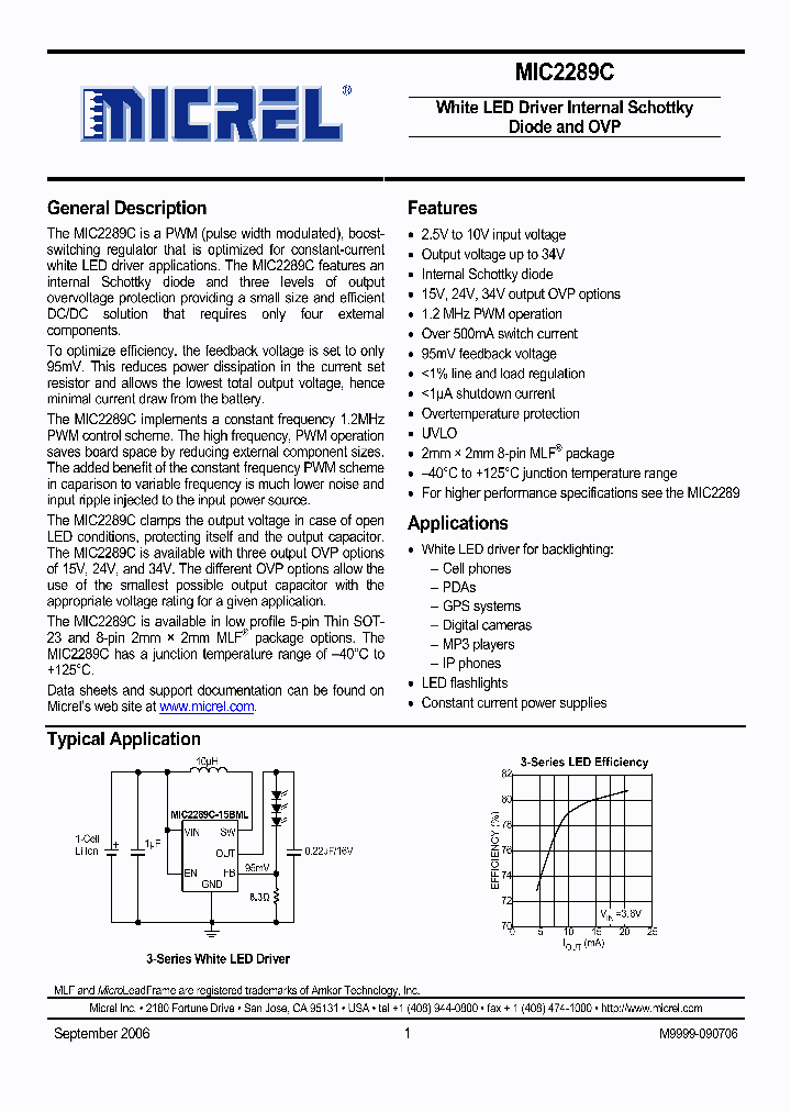 MIC2289CYD5_1279293.PDF Datasheet