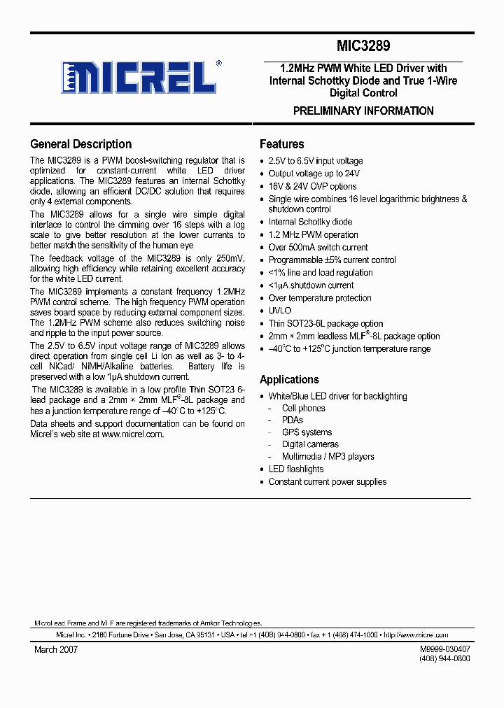 MIC3289-24YML_1279354.PDF Datasheet