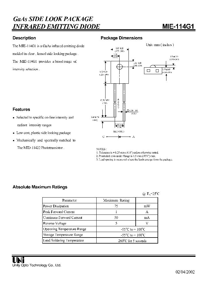 MIE-114G1_1279587.PDF Datasheet