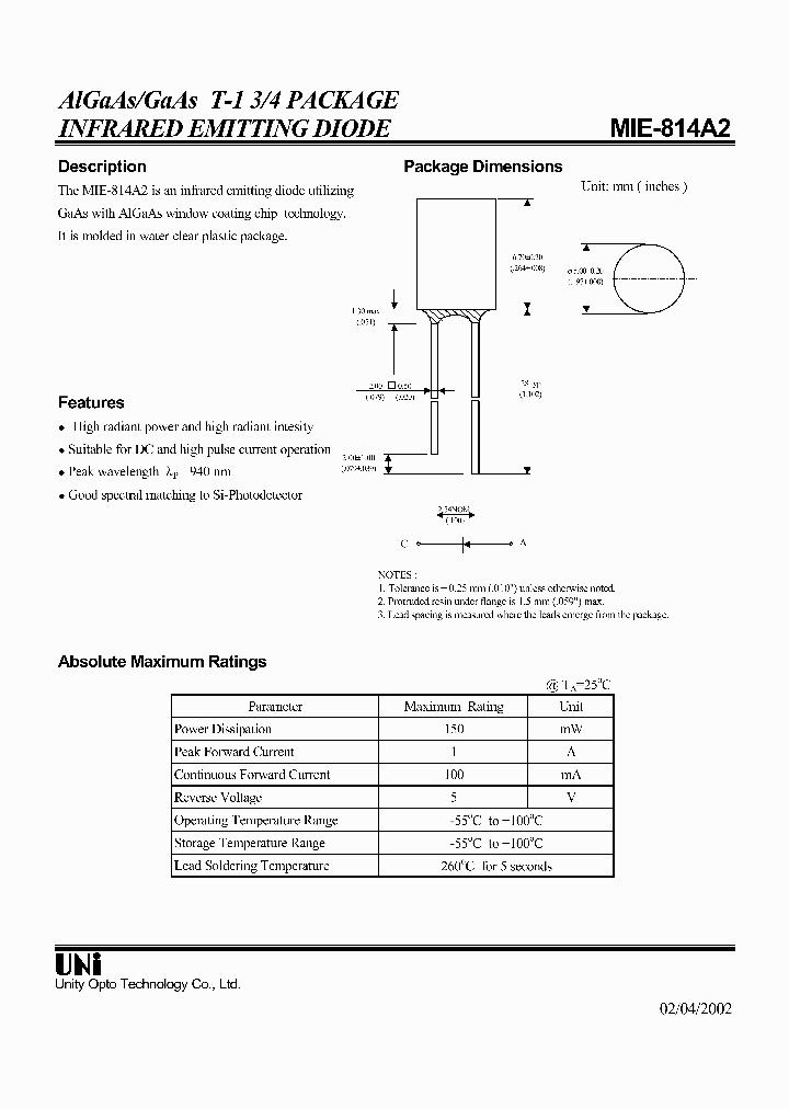 MIE-814A2_1279642.PDF Datasheet