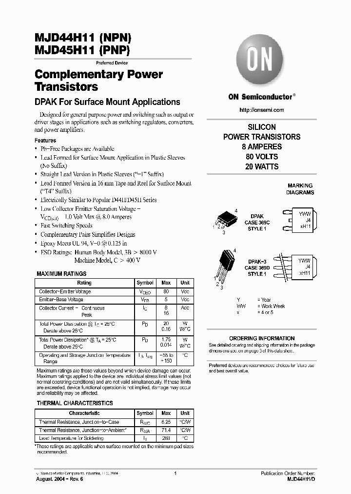 MJD44H11_742686.PDF Datasheet