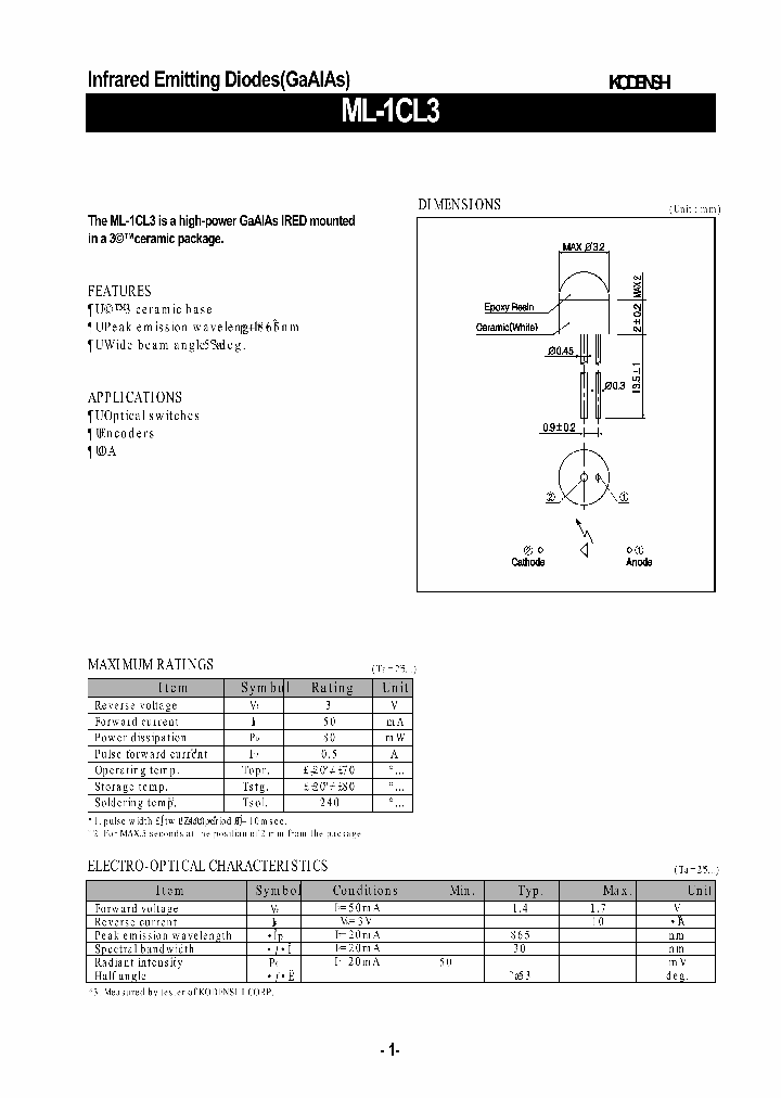 ML-1CL3_1280255.PDF Datasheet