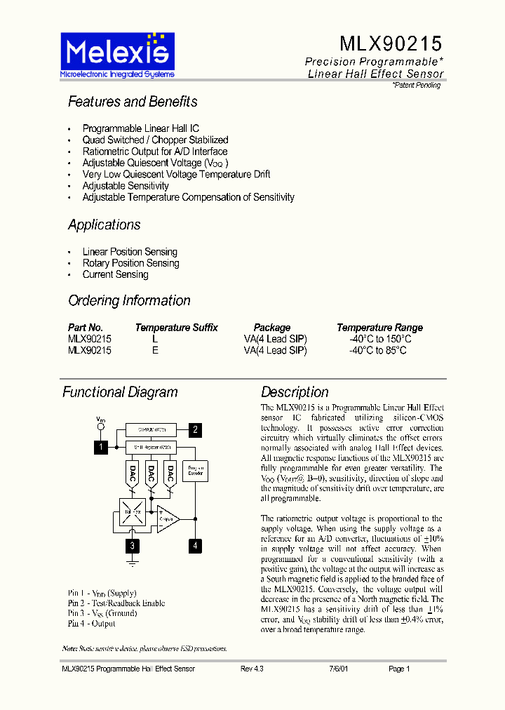 MLX90215_1111072.PDF Datasheet