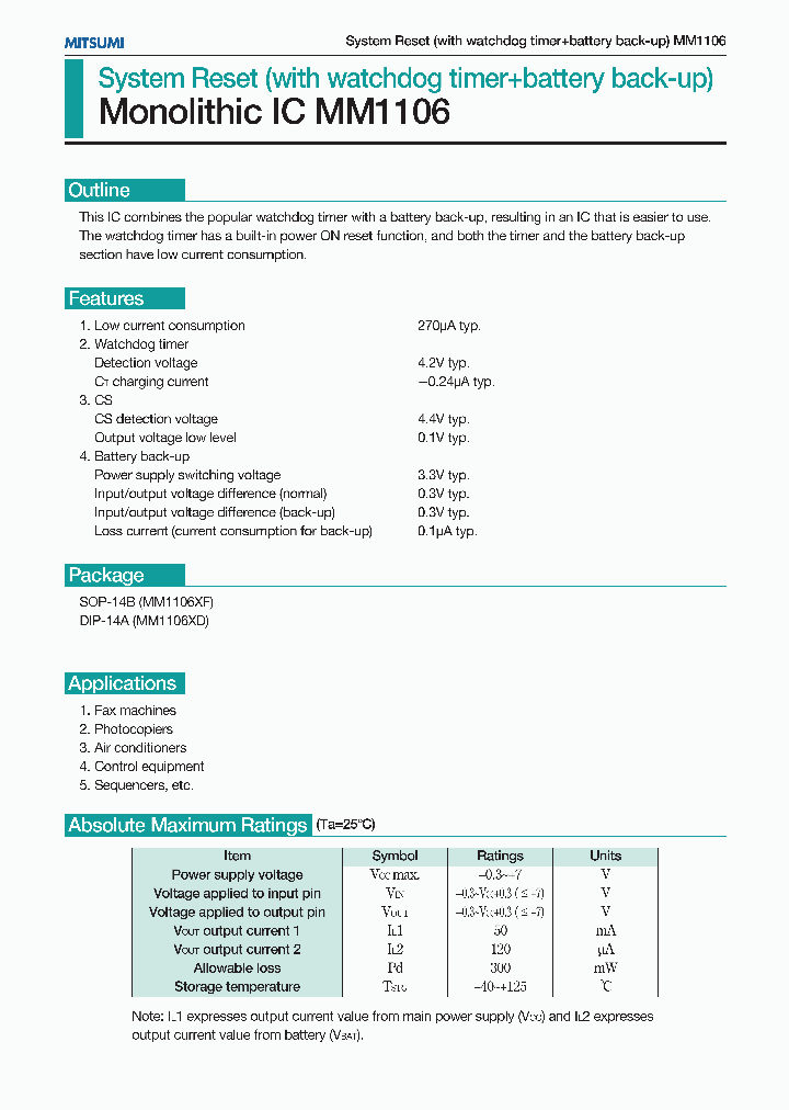 MM1106_1280665.PDF Datasheet