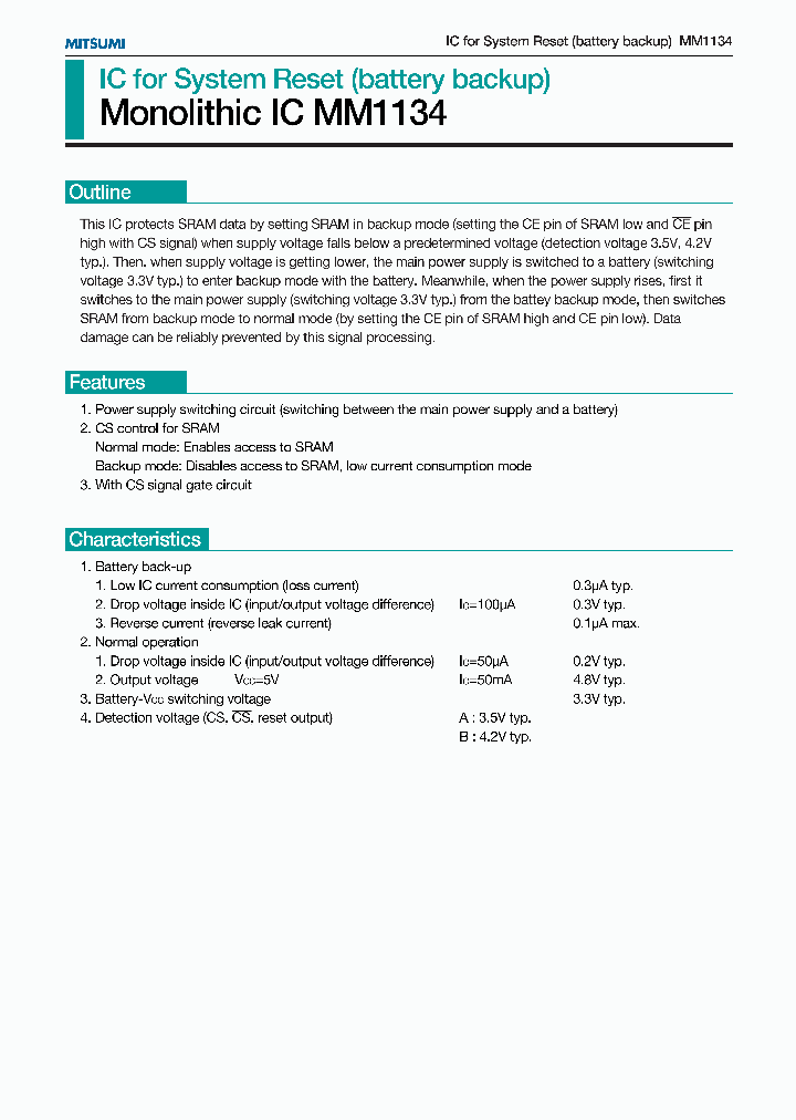 MM1134_1037789.PDF Datasheet