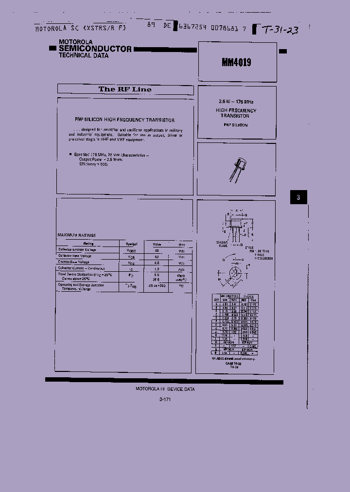 MM4019_1037965.PDF Datasheet