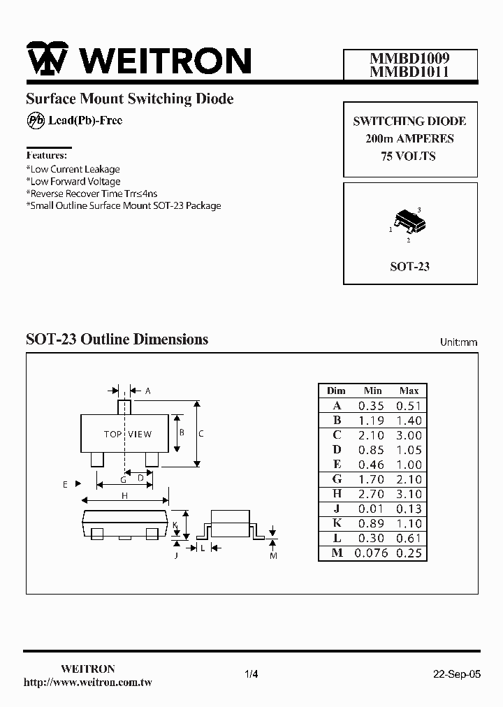 MMBD1009_1088421.PDF Datasheet