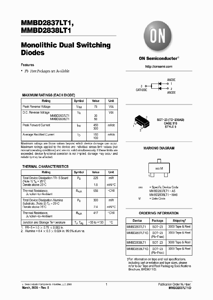 MMBD2838LT1_1118676.PDF Datasheet