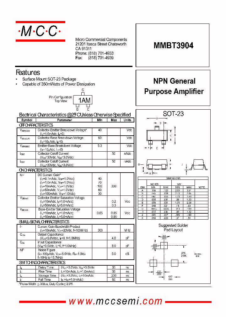 MMBT3904_1281298.PDF Datasheet