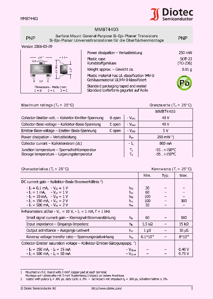 MMBT4403_1281359.PDF Datasheet