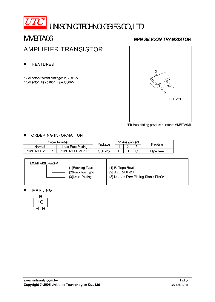 MMBTA06_1161693.PDF Datasheet