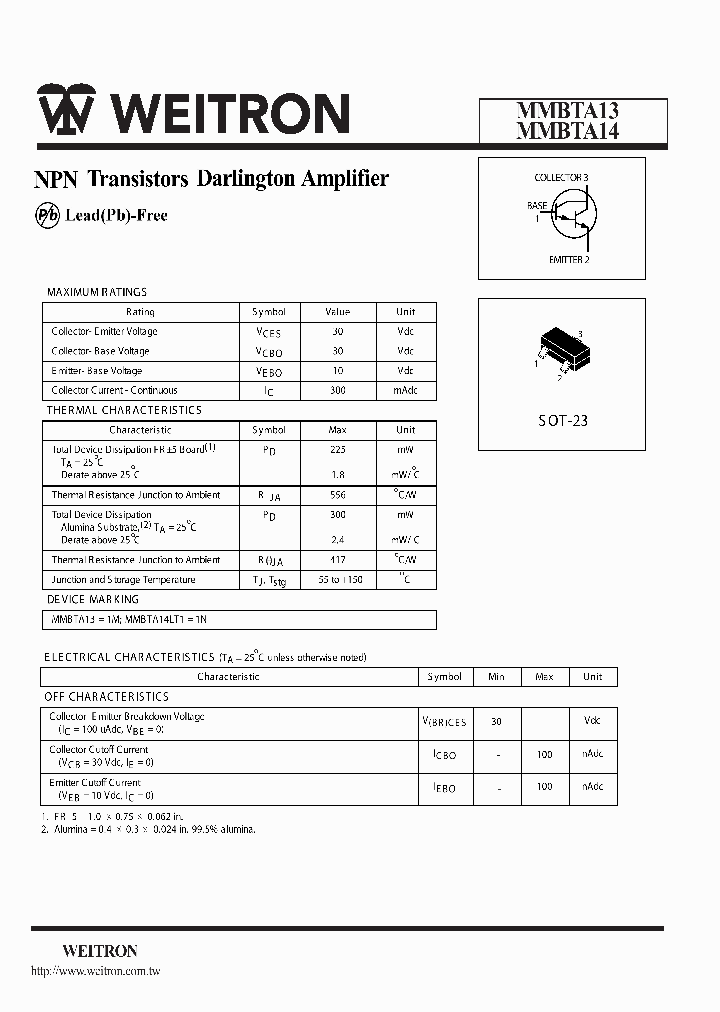MMBTA13_1013379.PDF Datasheet