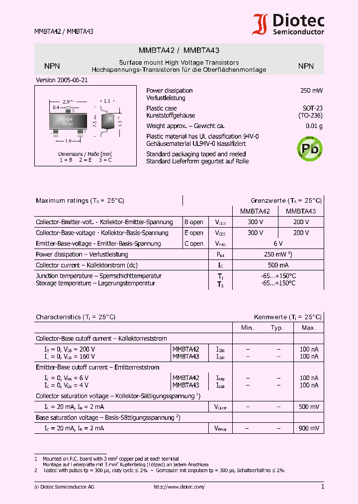 MMBTA42_1151924.PDF Datasheet