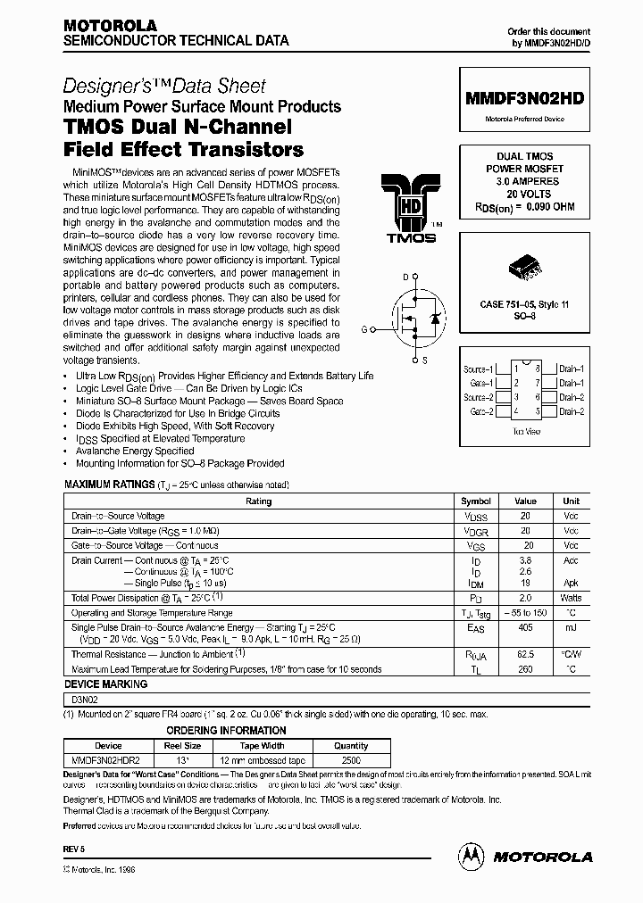 MMDF3NO2HD_1281609.PDF Datasheet