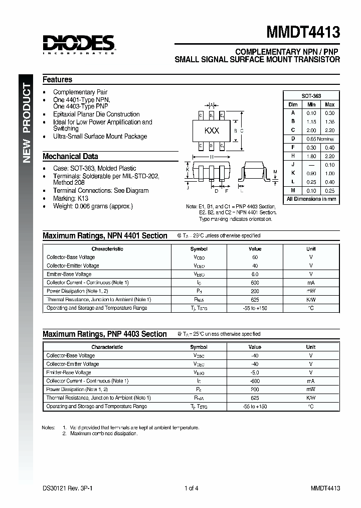 MMDT4413_1281667.PDF Datasheet