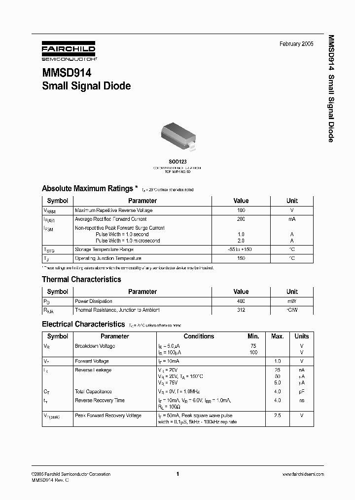 MMSD91405_1281758.PDF Datasheet