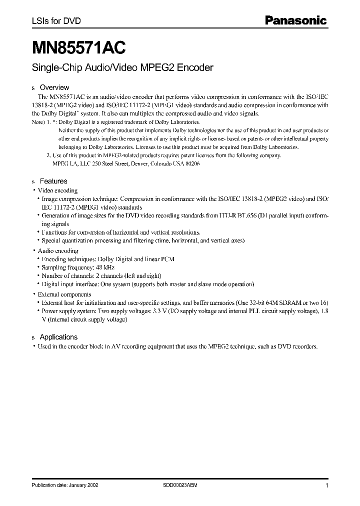 MN85571AC_1063425.PDF Datasheet