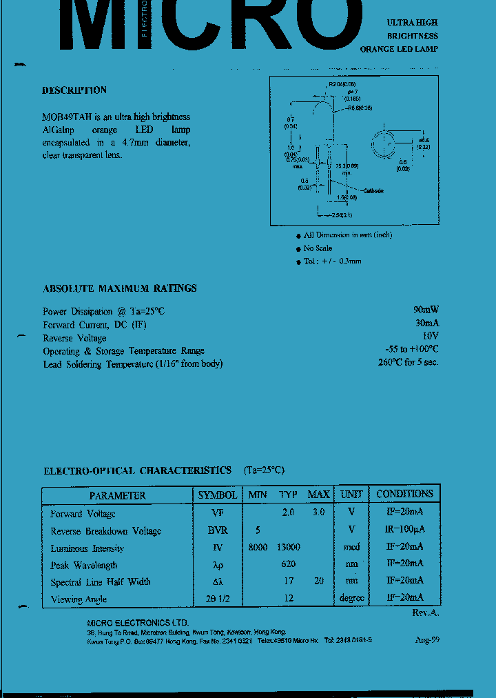 MOB49TAH_1282107.PDF Datasheet