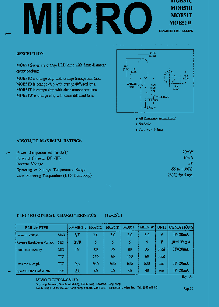 MOB51W_1282118.PDF Datasheet