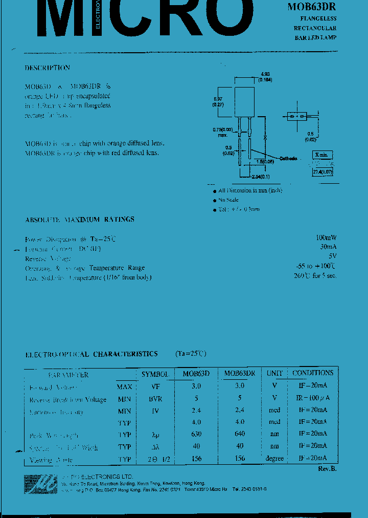 MOB63DR_1282121.PDF Datasheet