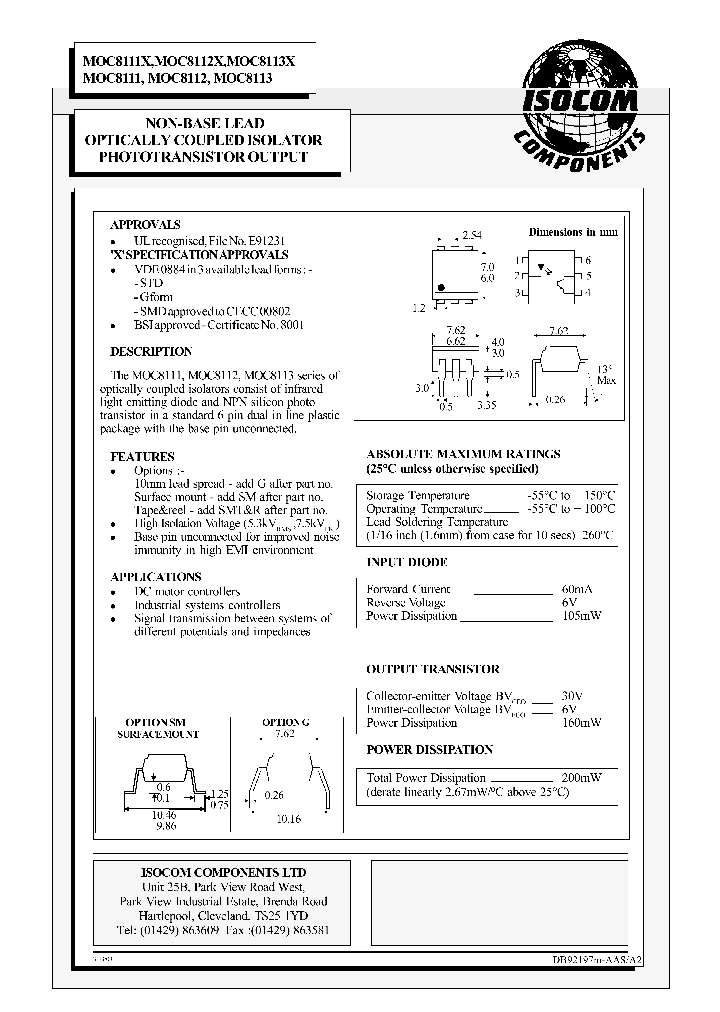 MOC8111_707962.PDF Datasheet