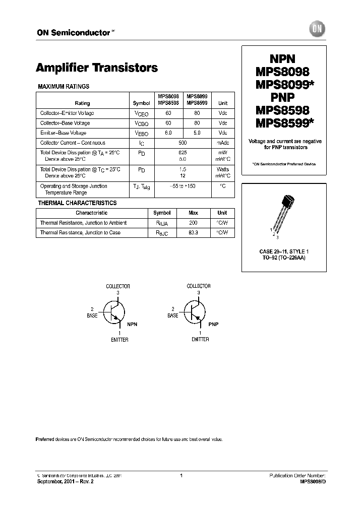MPS8599_1282749.PDF Datasheet