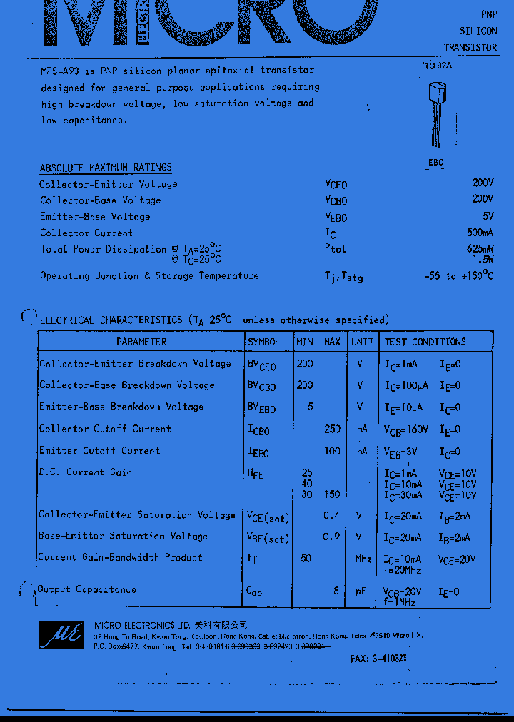 MPS-A93_1282836.PDF Datasheet