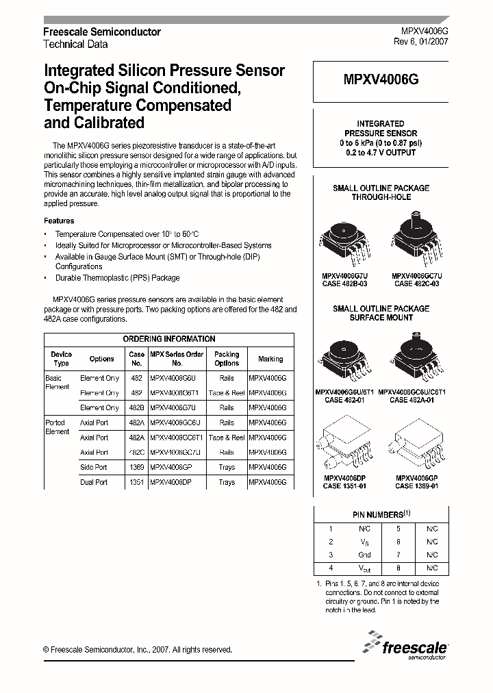 MPXV4006GP_1282990.PDF Datasheet