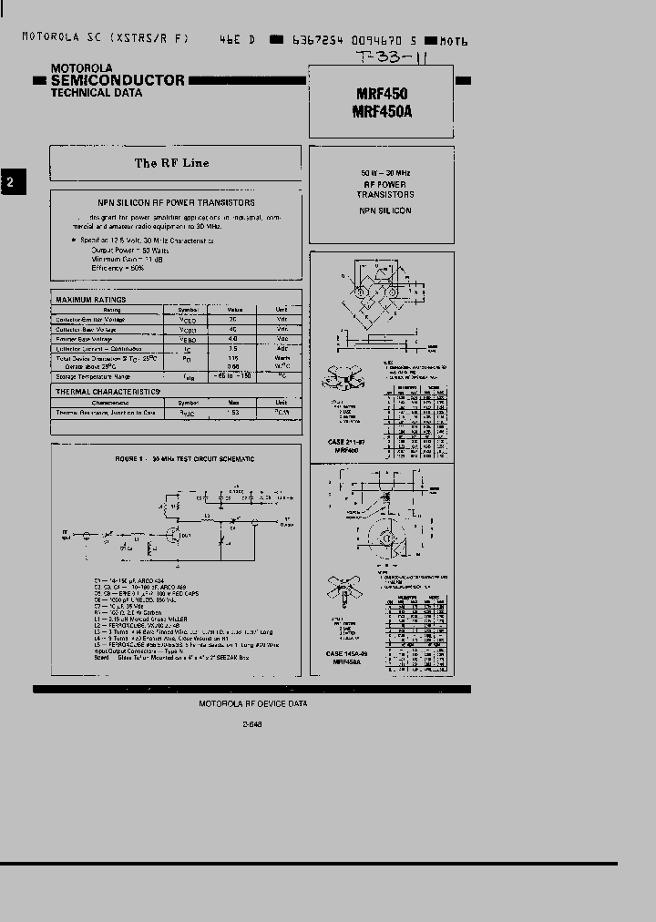 MRF450A_850129.PDF Datasheet