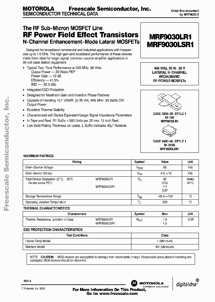 MRF9030LSR1_1283672.PDF Datasheet