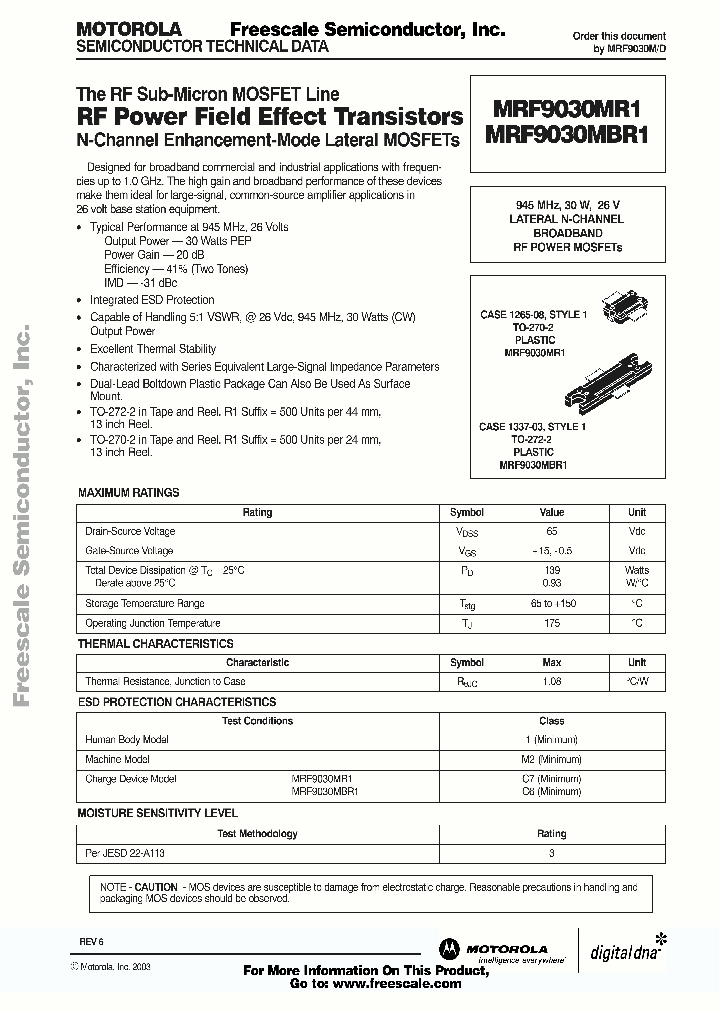 MRF9030MR1_1283673.PDF Datasheet