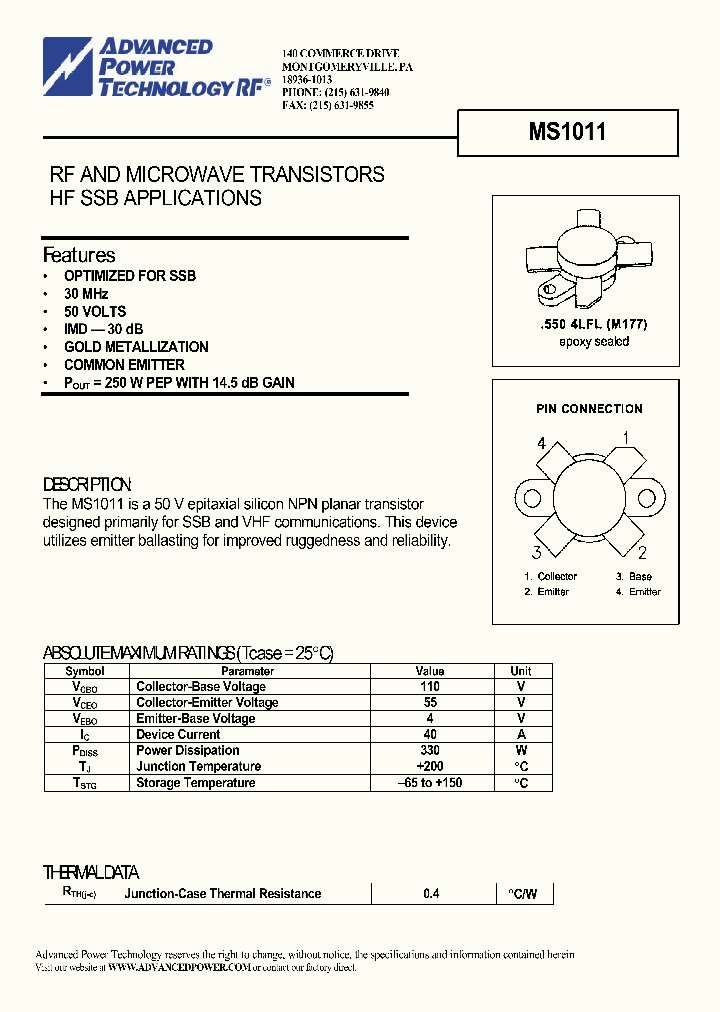 MS1011_1283750.PDF Datasheet