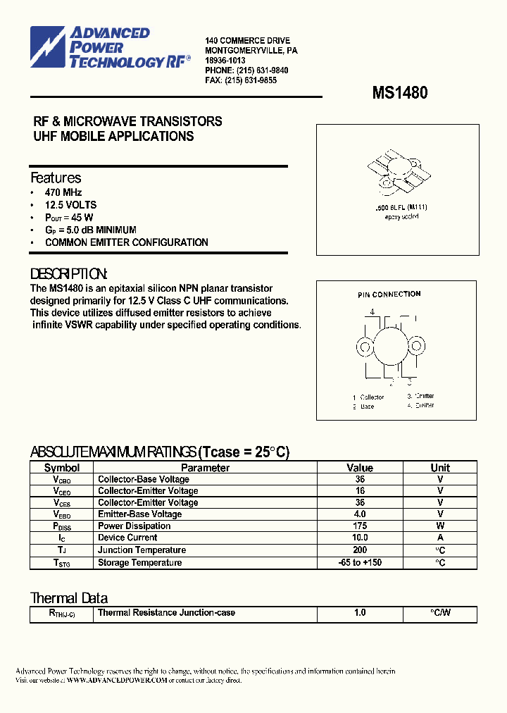 MS1480_1283787.PDF Datasheet