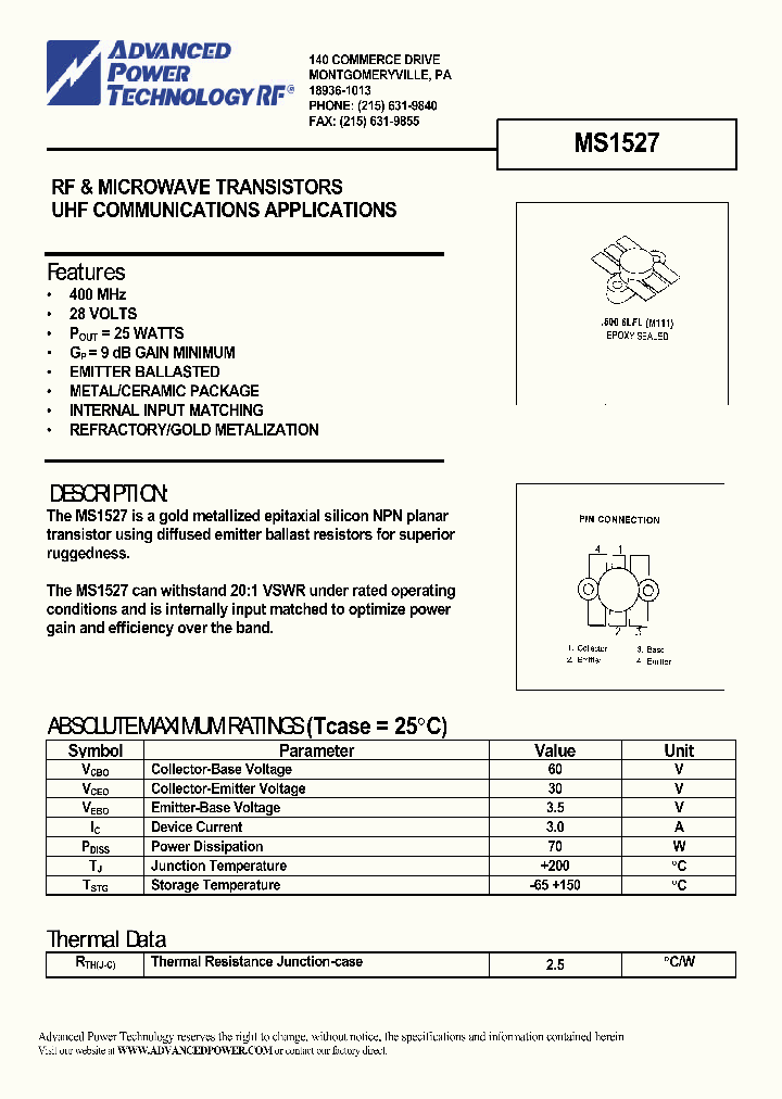MS1527_1283801.PDF Datasheet