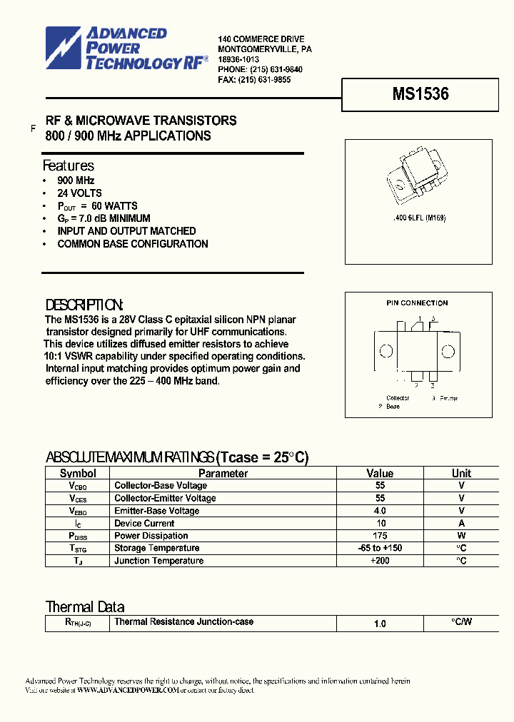 MS1536_1167814.PDF Datasheet