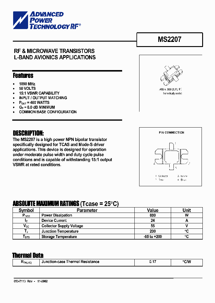 MS2207_1098435.PDF Datasheet