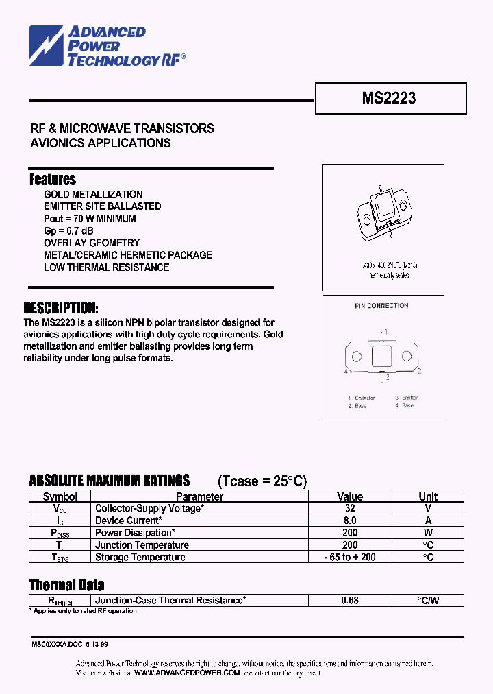 MS2223_1283822.PDF Datasheet