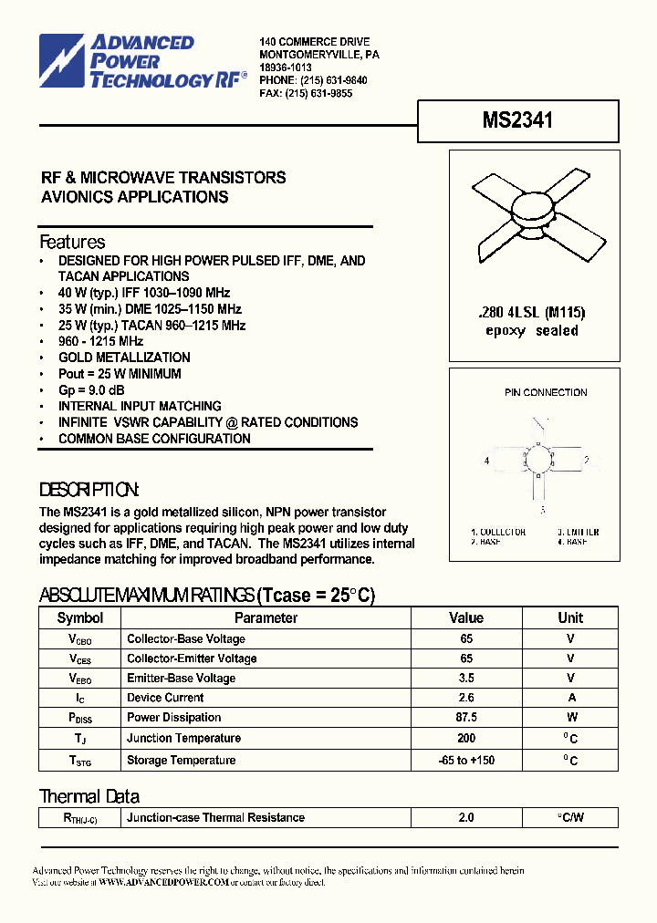 MS2341_1167803.PDF Datasheet