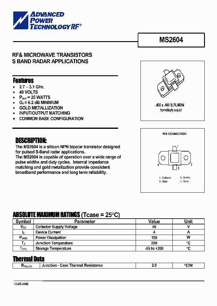 MS2604_1112182.PDF Datasheet