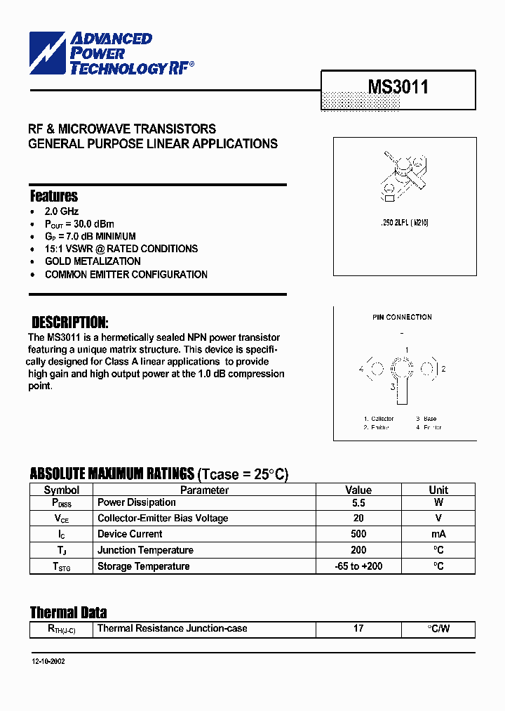 MS3011_1283843.PDF Datasheet