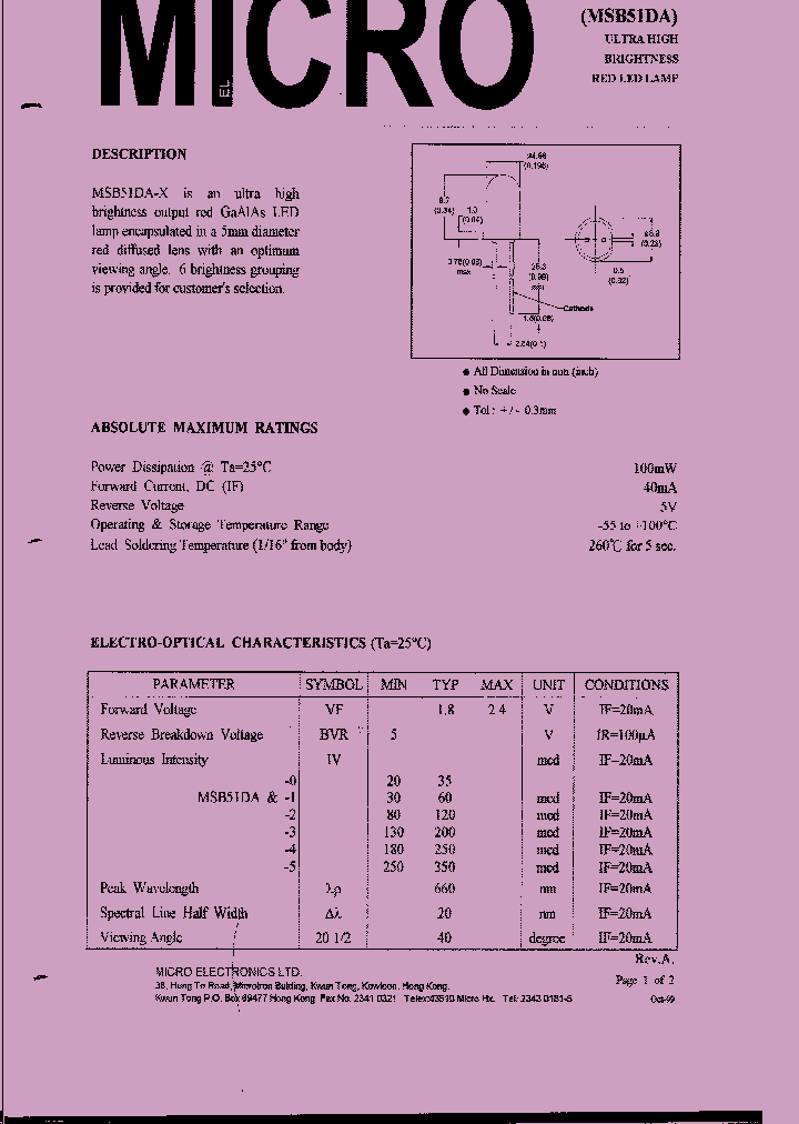 MSB51DA-X_1284090.PDF Datasheet