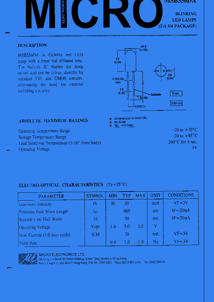 MSB556DA_1284101.PDF Datasheet