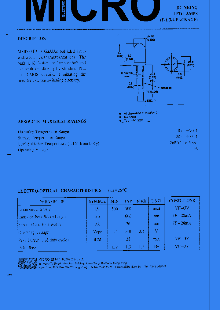 MSB557TA_1284105.PDF Datasheet